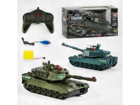 Танк “M1 Abrams” на радіокеруванні 41963 TK Group гусеничний хід, світло, звук