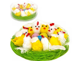 Набір декоративний Курочки 12 шт GT19124 (1уп)