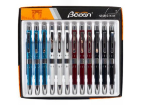 Ручка подарочная BAIXIN 2002 шариковая синяя (12шт)