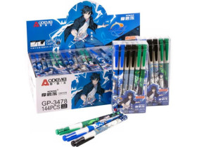 Ручка С пише-стирає 3478 синя (12/144/2304)