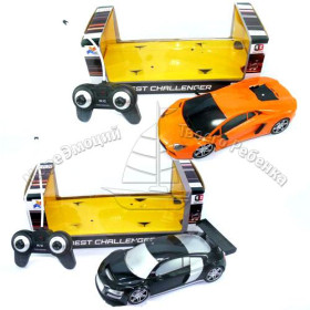 Машина 250-1 (36шт) р/у, 2 вида, 1:18, на бат-ке, в кор-ке, 34-15-13см