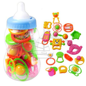 Погремушка 2828 A 23 (36шт) 16 шт, в колбе, 34см