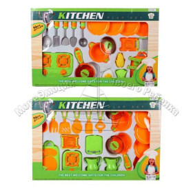 Посуда 4198 AB (48шт) 2 вида, в кор-ке, 51-32-5,5см