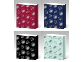 Пакет подарунковий, 26×32×10 см, арт. 2076М / 460842 (12 шт.)