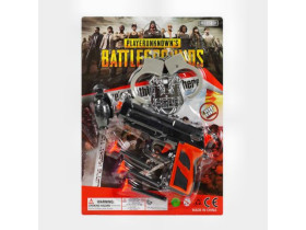 Военный набор 929-10 пистолет на присосках, наручники, жетон, листья