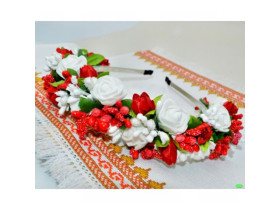 Венчик 01-16 белый с красным (1шт)