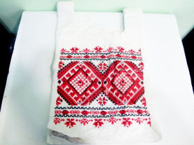 Пакет-майка "Л", "Вишиванка", 45×50 см (50 шт./50 уп.)