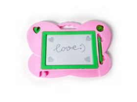 Дошка дитяча, 19*26см, пласт., зі штампами, метелик, Імп, 40-19,920232 / 906