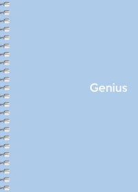 Блокнот А6 6805К пруж.пластик,Genius 80арк Школярик (4/160)
