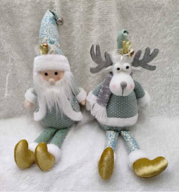 Новорічна декоративна іграшка C 67761 (48) 2 види, сидяча, висота 52 см, у пакеті