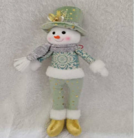Новорічна декоративна іграшка C 67852 Сніговик, висота: 38 см, в пакеті