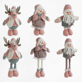 Новорічна декор.іграшка D 35043 (36) 3 види,мін.висота 40см,макс.висота 64см,телескопічні ноги