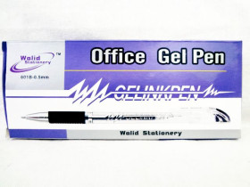 Ручка гелева синя 601В (12/1728)