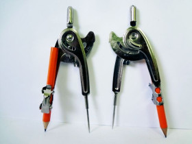 Циркуль "BR" "Козья ножка" 101 (12/600)