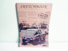 Блокнот "З" А4 бокова пруж КРАФТ 50арк (5шт)