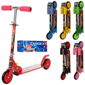 Скейт MS 0461-2 (10шт) пенни, 59-16см, алюм.подвеска, колесаПУ,свет, антискольз