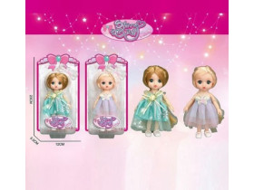 Лялька SK 096 D (144/2) 2 види, висота: 16 см, імітація скляних очей, шарнірні суглоби, на листі