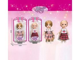 Лялька SK 095 A (144/2) 2 види, висота: 16 см, імітація скляних очей, шарнірні суглоби, на листі