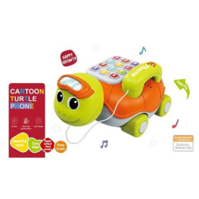 Музична каталка 368-89 G Черепашка, підсвічування, на батарейках, звуки, режими гри, ноти