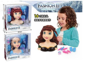 Голова для причёсок "7"  LK 1043 (36/2) 2 вида, в коробке