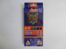 Олівці 12 кольорів Умка ЦК42-21 трикутні (12/240)