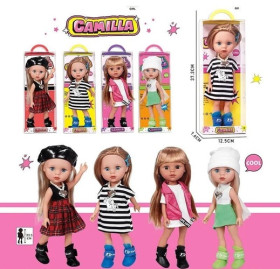 Лялька A 925 B (48/2) 4 види, висота 33.5 см, знімний одяг, рухливі кінцівки, прошите волосся