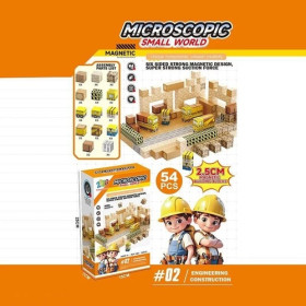 Магнітний конструктор RDF 1068 (48/2) 54 деталі, ребро кубика: 2,5 см
