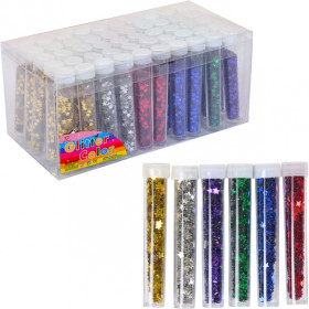 Блиск-глітер 508 фігур.5гр,6кол.в баноч.(50шт)