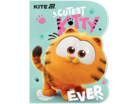 Блокнот Kite А6, 60 л., клетка, Garfield GF25-223