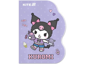 Блокнот Kite А6, Kuromi HK25-223-2, 60 аркушів, клітка