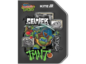 Блокнот Kite А6, 60 л., клетка, Ninja Turtles NT25-223