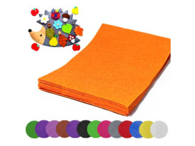 Фетр 0,8мм А4 оранжевый 45-1 (10шт)
