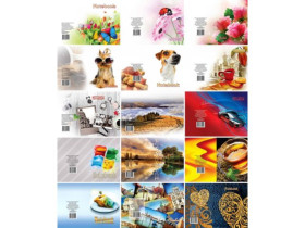 Блокнот "Т", А6, клітинка, бокова пружина, 48 арк., арт. 15220 (16/320)