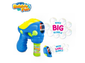 Набір 10544 для бульбашок на батарейках "Магічний пістолет 2в1" (22x8x26 см) Bubble Fun