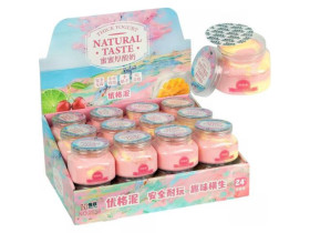 Іграшка-антистрес Yogurt 2018-2 — слайм у баночці (24шт)