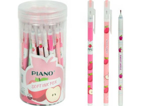 Ручка масляна PIANO у тубусі PT-1118 синя (50шт)