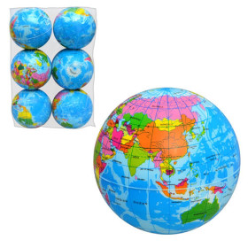 Мяч для фитнеса-45см M 0067 U/R (50шт) с рожками, 10 видов (дисней), 630г