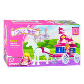 ZY Конструктор AUSINI 24201 (96шт) Карета, 57 дет, в кор-ке