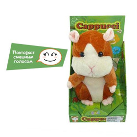 Хомячок CL 1307 B (48шт) повторюшка, двигает туловищем, на бат-ке, в кор-ке