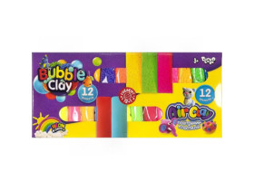 Набір із пластиліну "Air Clay+Bubble Clay" 12+12шт ARBB-01-01U,02U