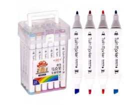 Скетч-маркери, 24 кольори, 1905 / 2019, у пластиковому боксі (30 уп.)