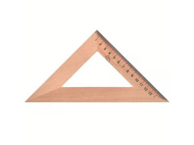 Трикутник дерево 16см 45*45 (25шт)