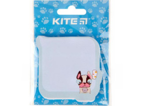 Блок паперу Kite з клейким шаром K22-298-4 70х70мм, 50арк, Chat dog