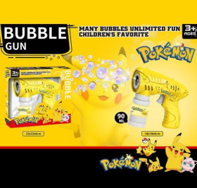 Пистолет с мыльными пузырями PP 777-16 герой, на батарейках, мыльный раствор, в кор-ке