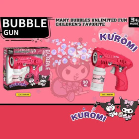 Пистолет с мыльными пузырями PP 777-2 герой, на батарейках, мыльный раствор, в кор-ке