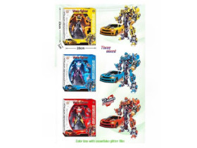 Трансформер 899-1 (96/2) робота 16см, шарнірні кінцівки, зброя, пластикові колеса, в коробці