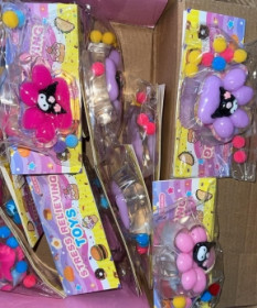 Таба лапка куромі прозоро- кольорова #311, 7см (16шт)