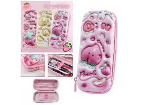 Пенал - косметичка 6655, матеріал Ева,21*9*4см, 930085 (12шт)