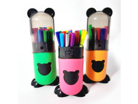 Фломастери 18 кол, 109-18,  в тубусі, Ведмедик, 76-13/064095 (15/120)