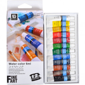 Краска "С" тюб. "Art Nation" 6мл "Water" 12кол.7061